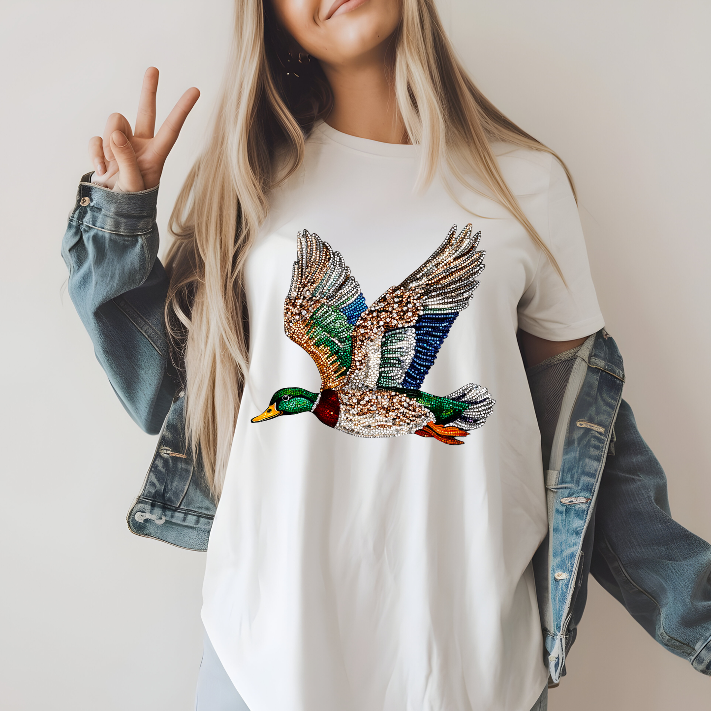 Bling Mallard Duck T-Shirt