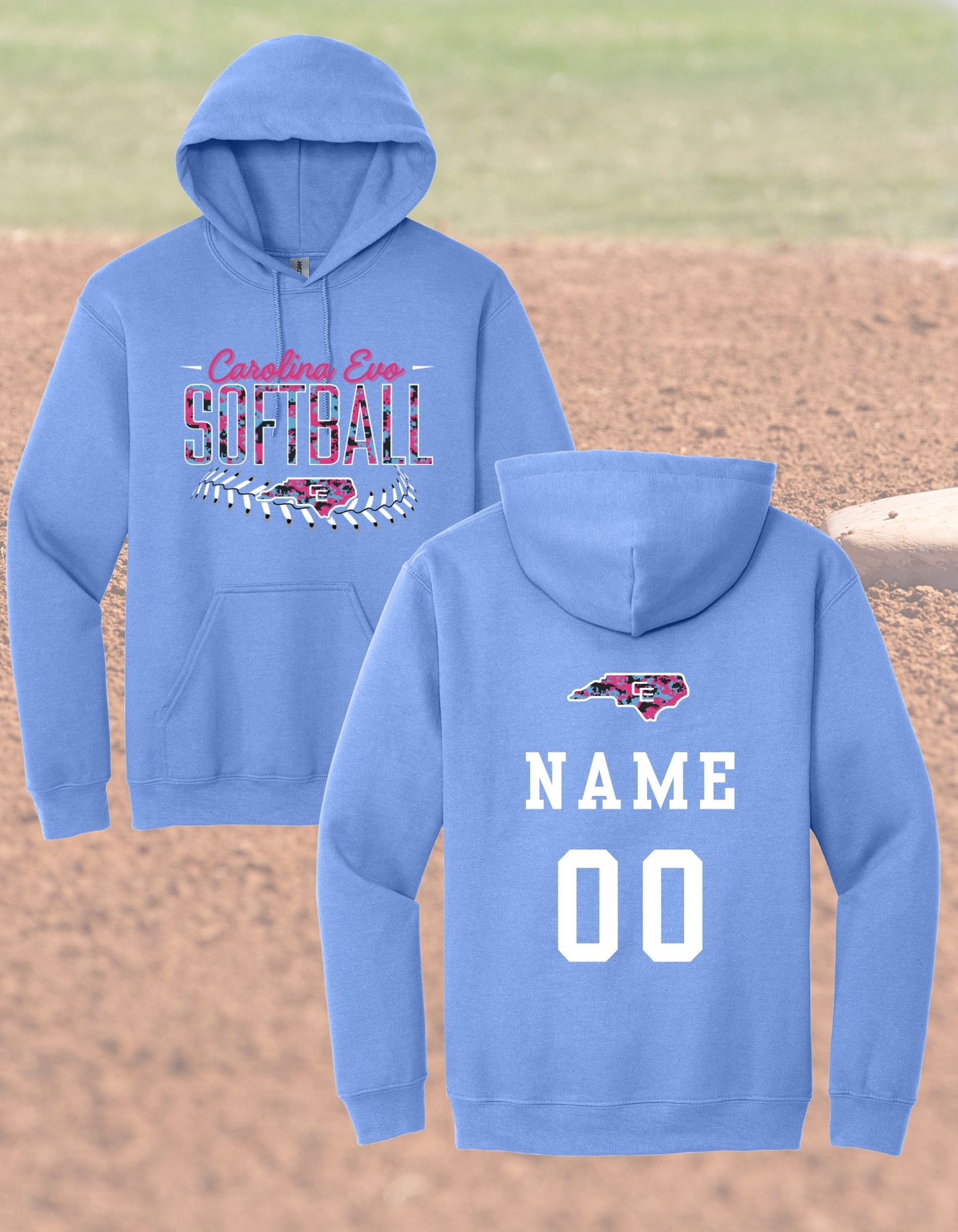 Digi Camo Stitches Hoodie