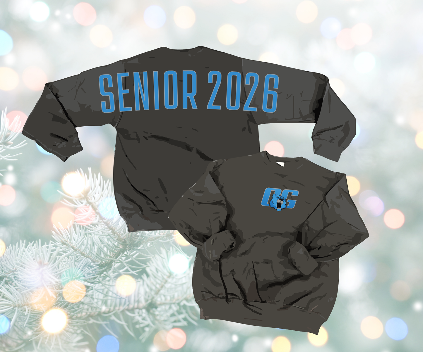 Full Back and Sleeve - Senior 2026 Crewneck
