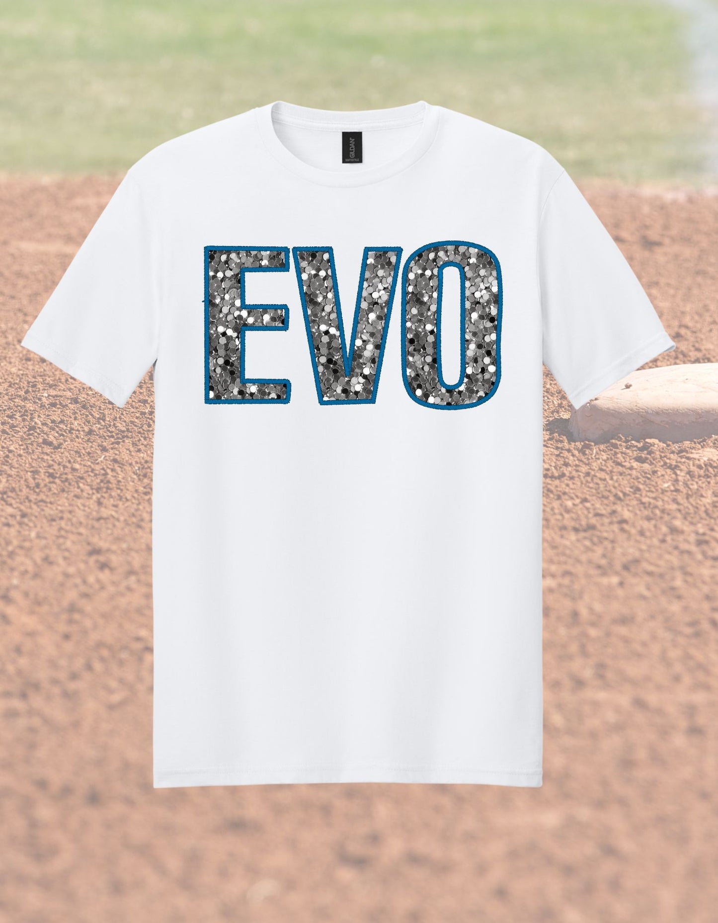 Faux Embroidery Tee