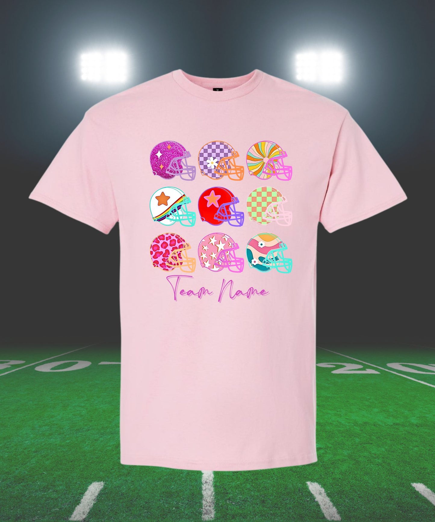Retro Football Helmet Shirt