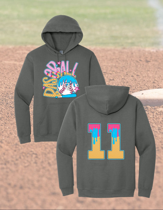 The Drip Hoodie Baseball & Softball
