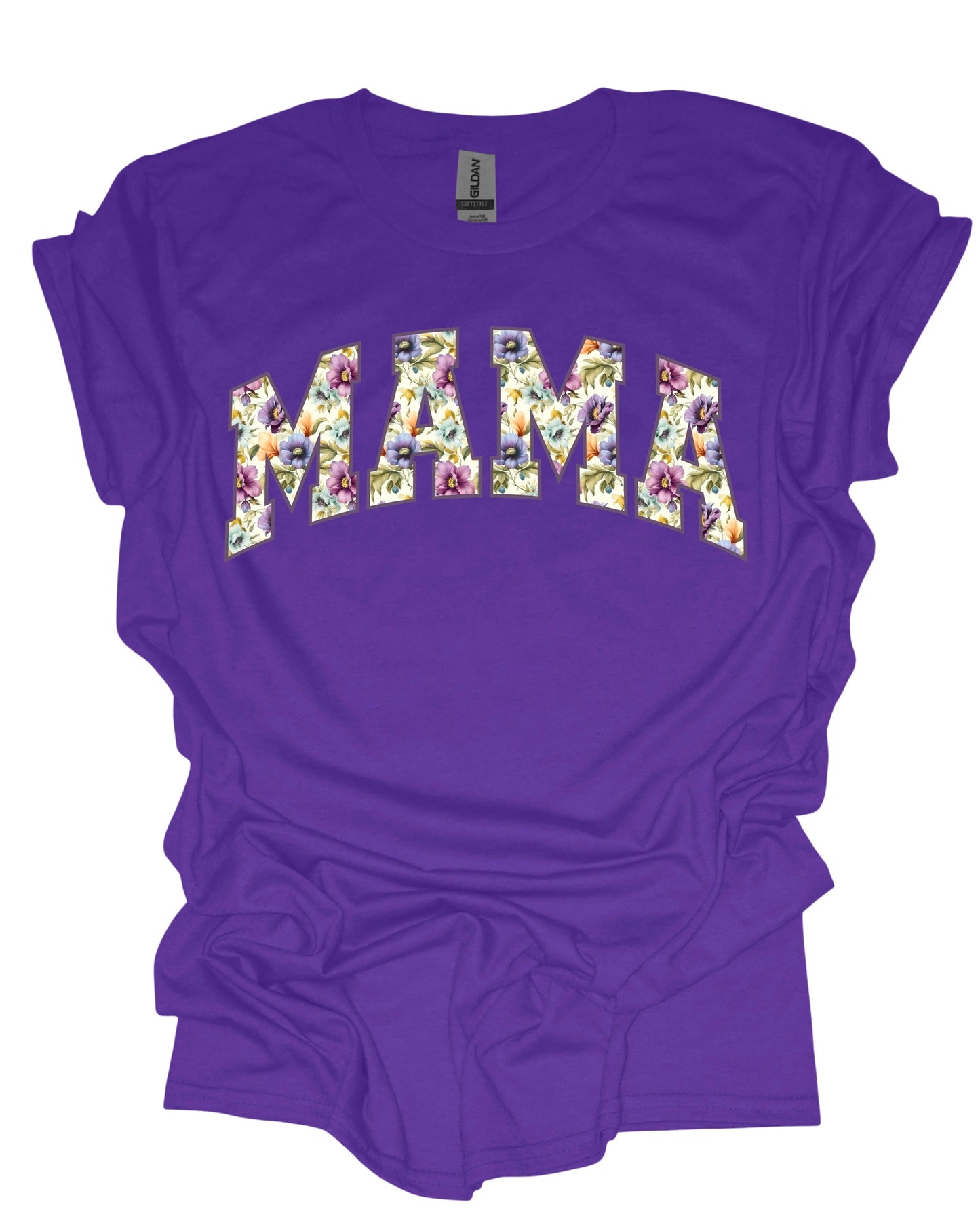 Collegiate mama purple floral