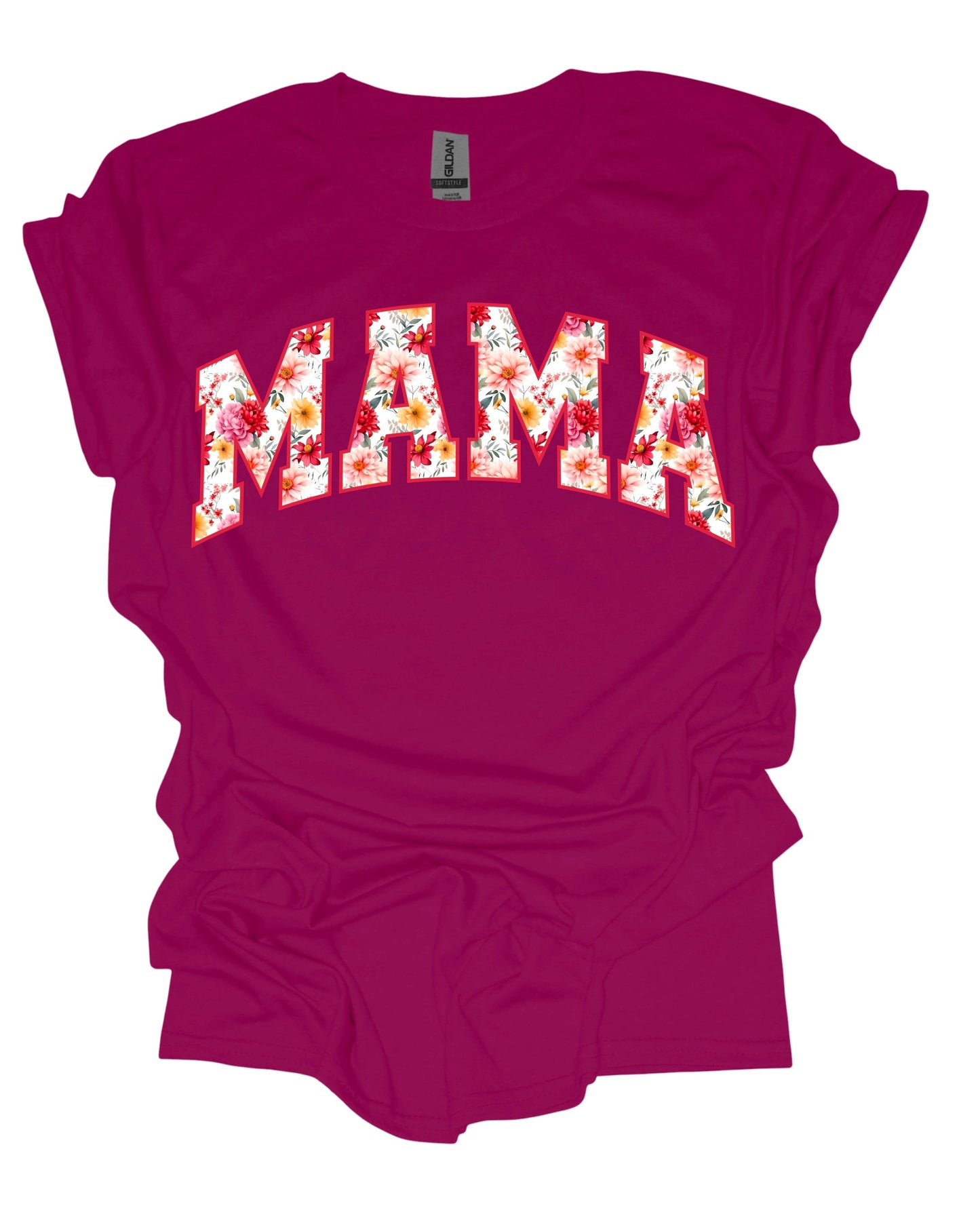 Collegiate mama red floral