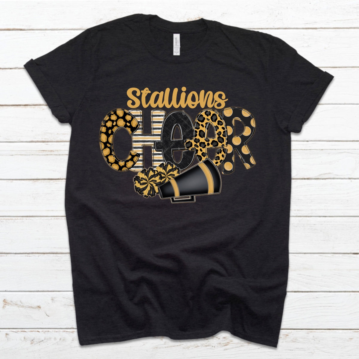 Stallions Cheer Crewneck, Hoodie, T-Shirt