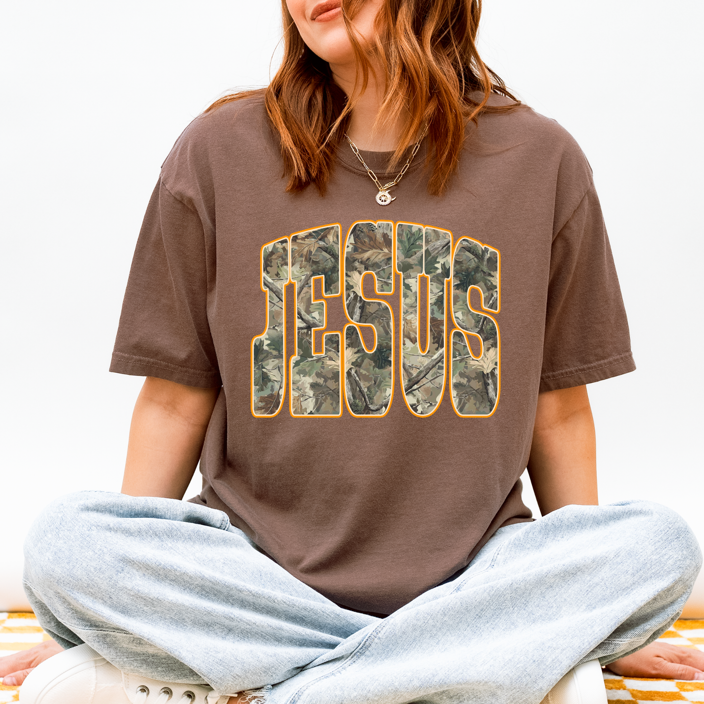 Camo Jesus T-Shirt
