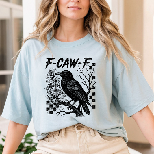 F-Caw-F Black T-Shirt