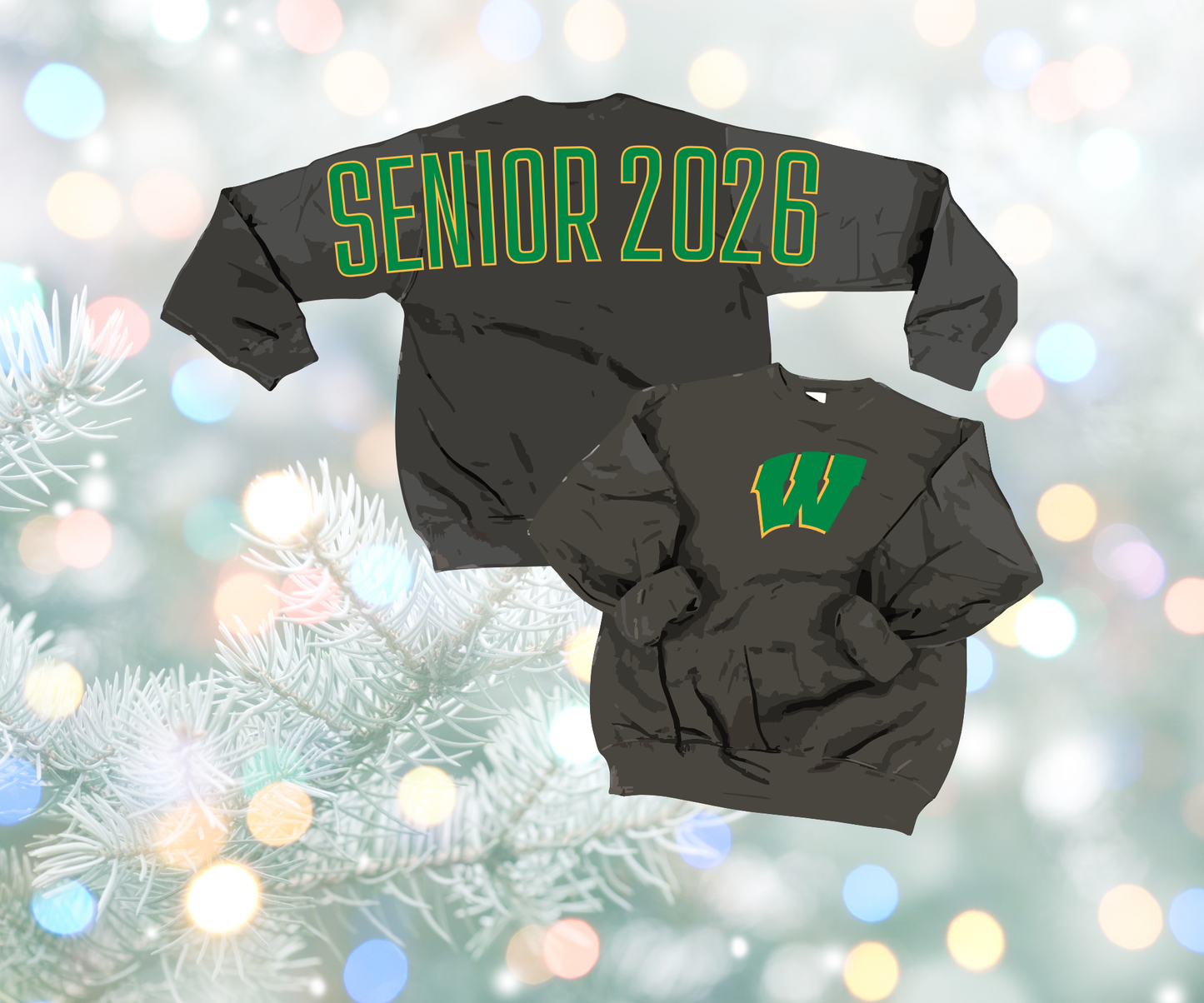 Full Back and Sleeve - Senior 2026 Crewneck