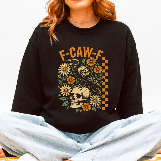 F-Caw-F Neutral Crewneck