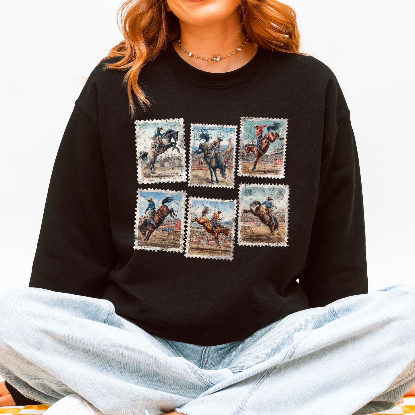 Western Stamps Crewneck