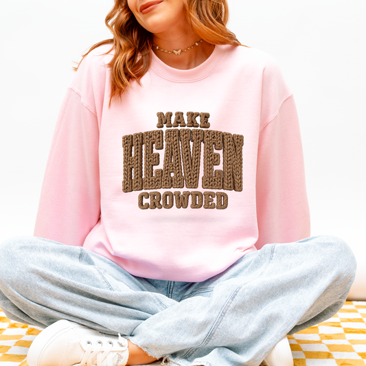 Rope Make Heaven Crowded Crewneck