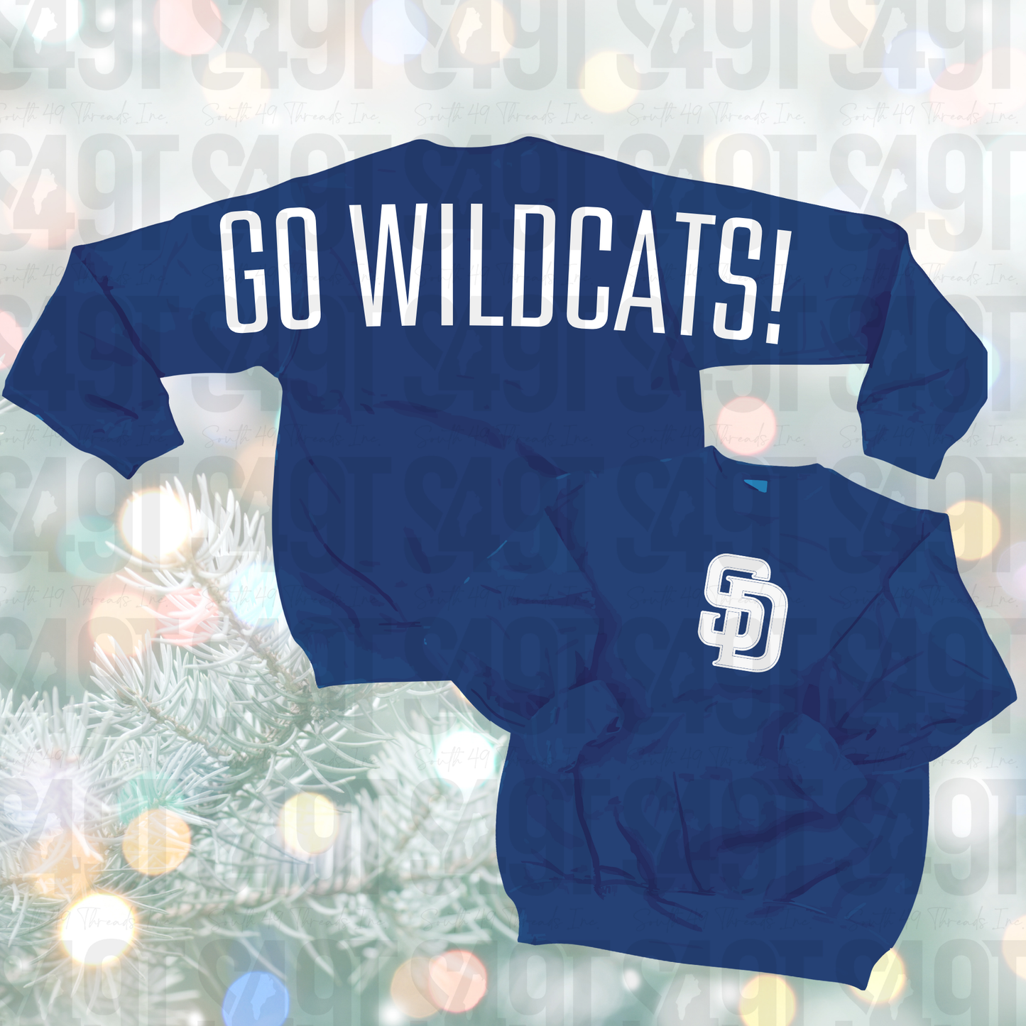 Full Back and Sleeve - School Team Crewneck