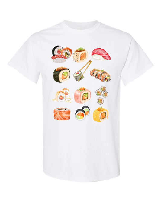 Watercolor Sushi