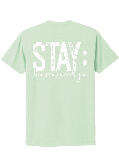 Stay; tomorrow needs you