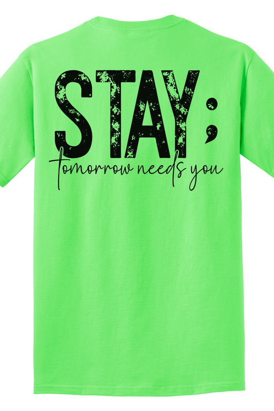 Stay; tomorrow needs you
