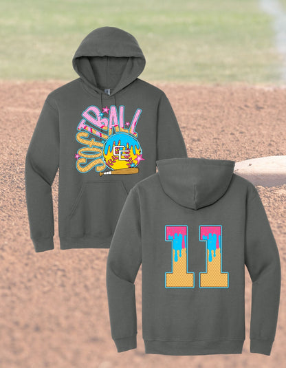 The Drip Hoodie Baseball & Softball