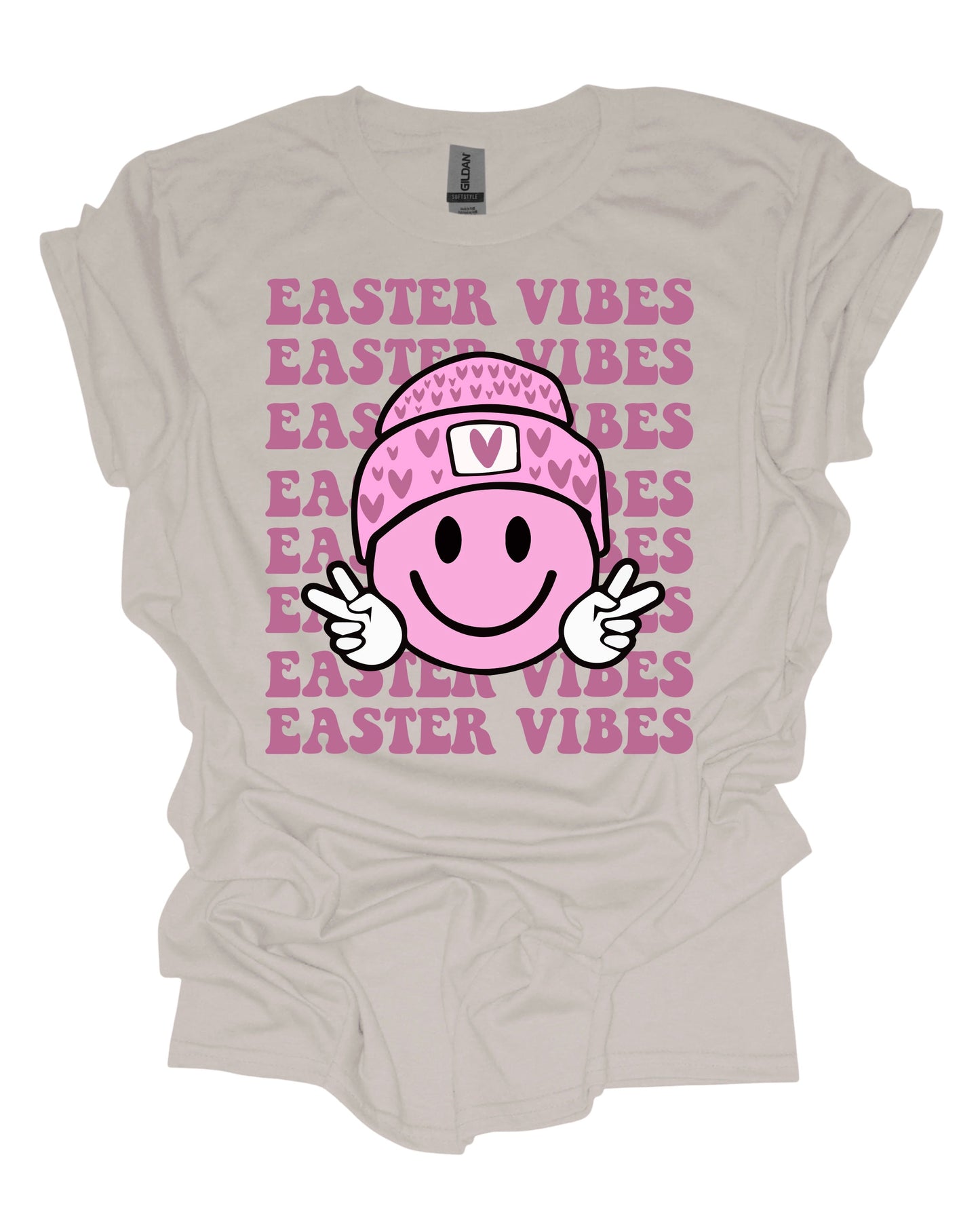 Easter Vibes smiley - T-Shirt