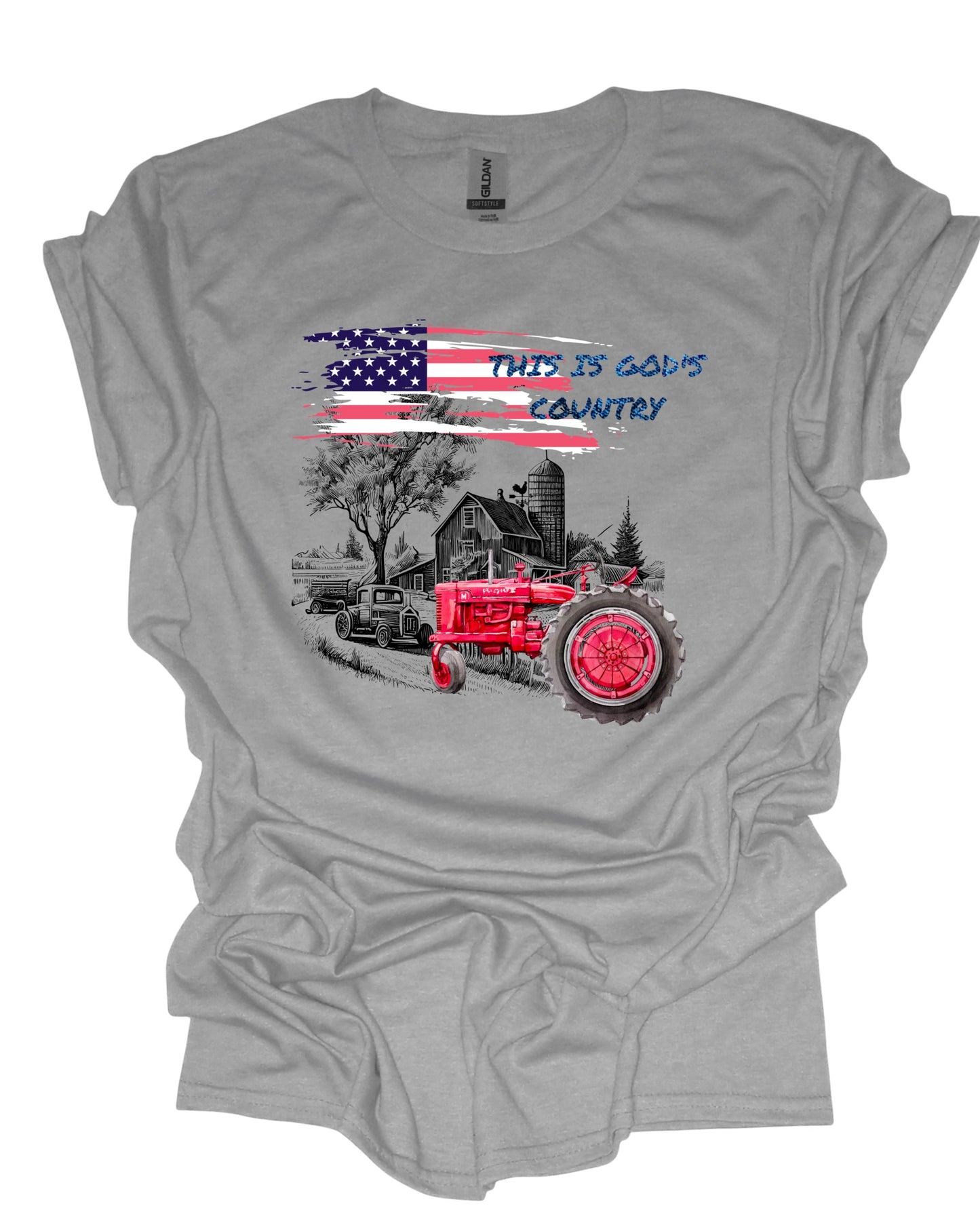 God country tractor - T-Shirt