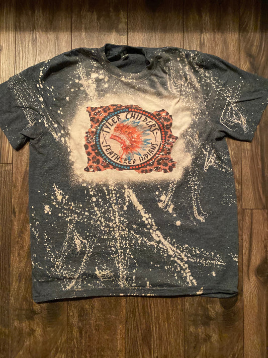 Tyler Childers Feathered Indians Bleached Tee