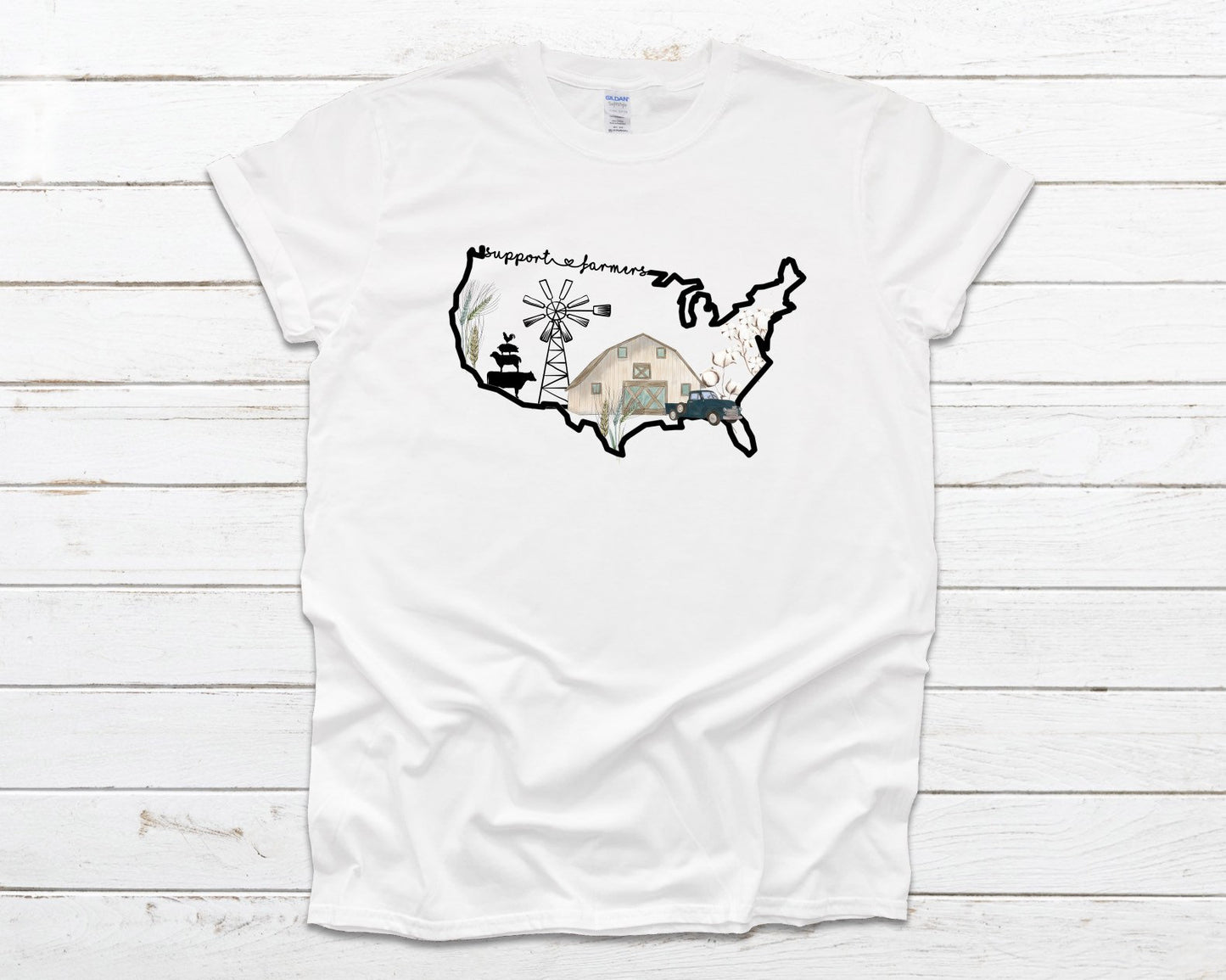 Support farmers tee