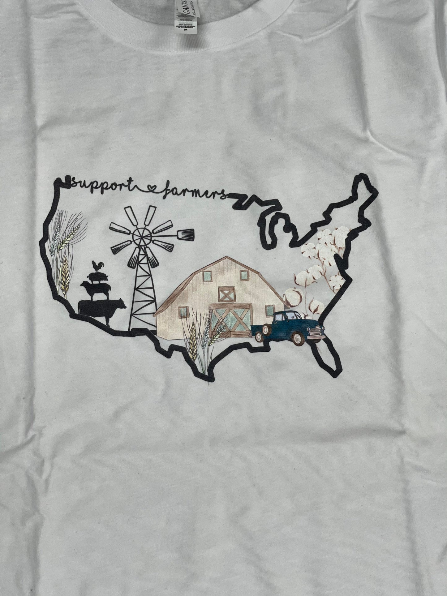 support farmers USA tee